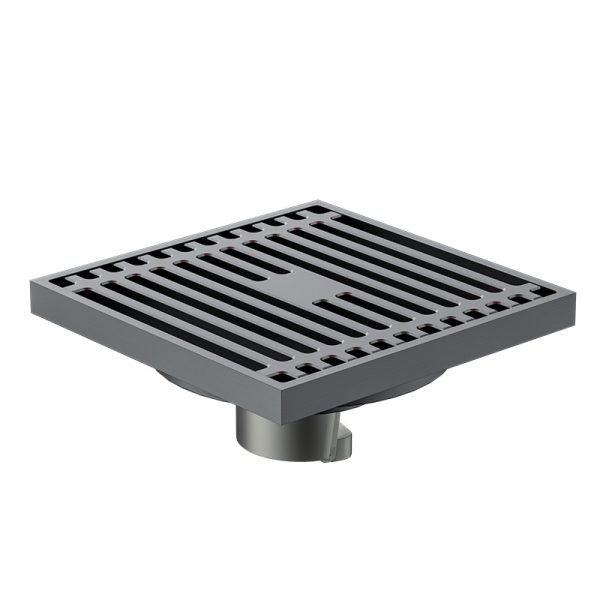 bathroom toilet odorless strainer floor drain grate 4 inch SUS304 stainless steel square drain floor drain