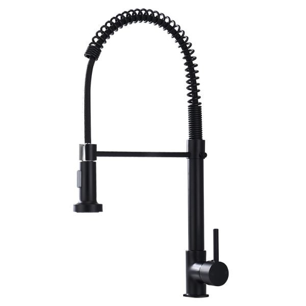 Universal Rotatable Tap Extender Swivel Extension Spring Faucet Pull Out Pull Down Sprayer Kitchen Faucet For Sink