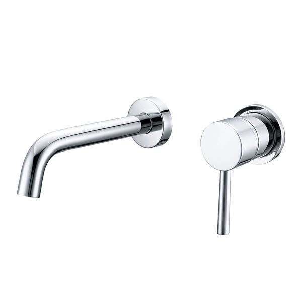 Bathroom Bath Faucet Wall Mounted Brass Brushed Gold Mixer Tap For Bathroom Bath Mixer - 图片 4