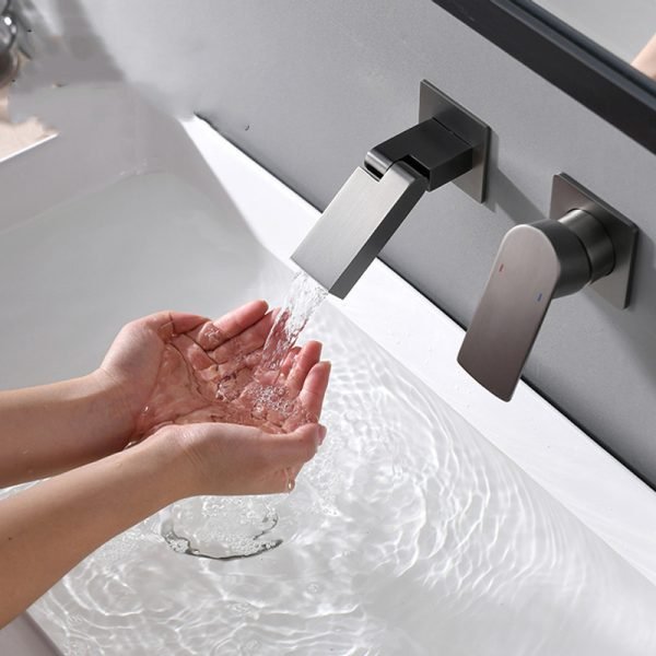 European Style Embedded Concealed Bathtub Shower Wall Mounted Shower Mixer Brass Concealed Basin Mixer - 图片 3