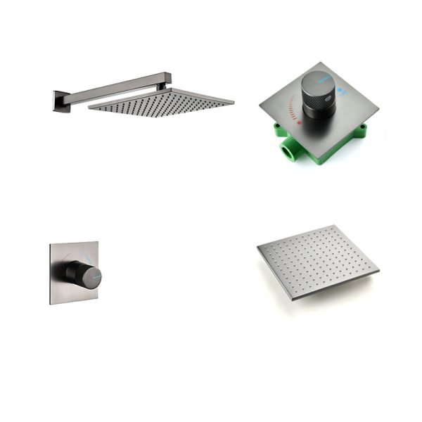 Embedded Concealed Mixer Wall Mounted High-pressure Shower Faucet