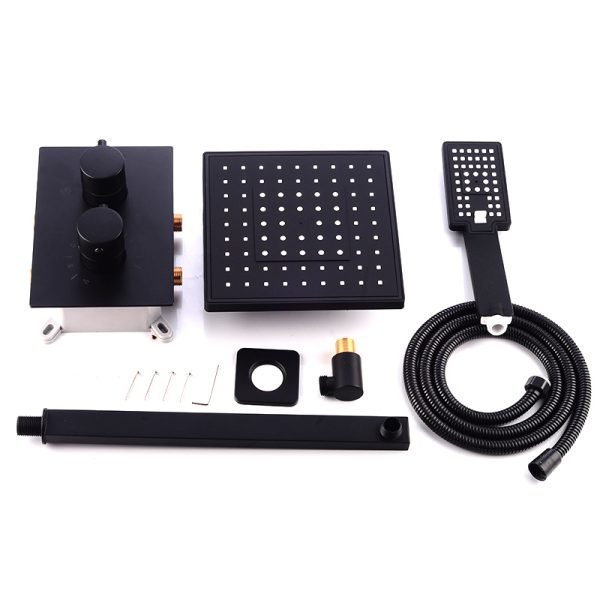 Embedded Concealed Brass Shower Faucet Wall Mounted Bathtub Faucet Mixer