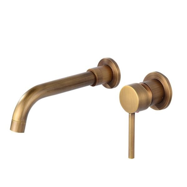 Brass Inwall Basin Mixer Faucet - 图片 5