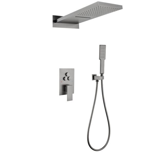 3 Functions Shower Household Bathroom Piano Key Digital Shower Mixer - 图片 2